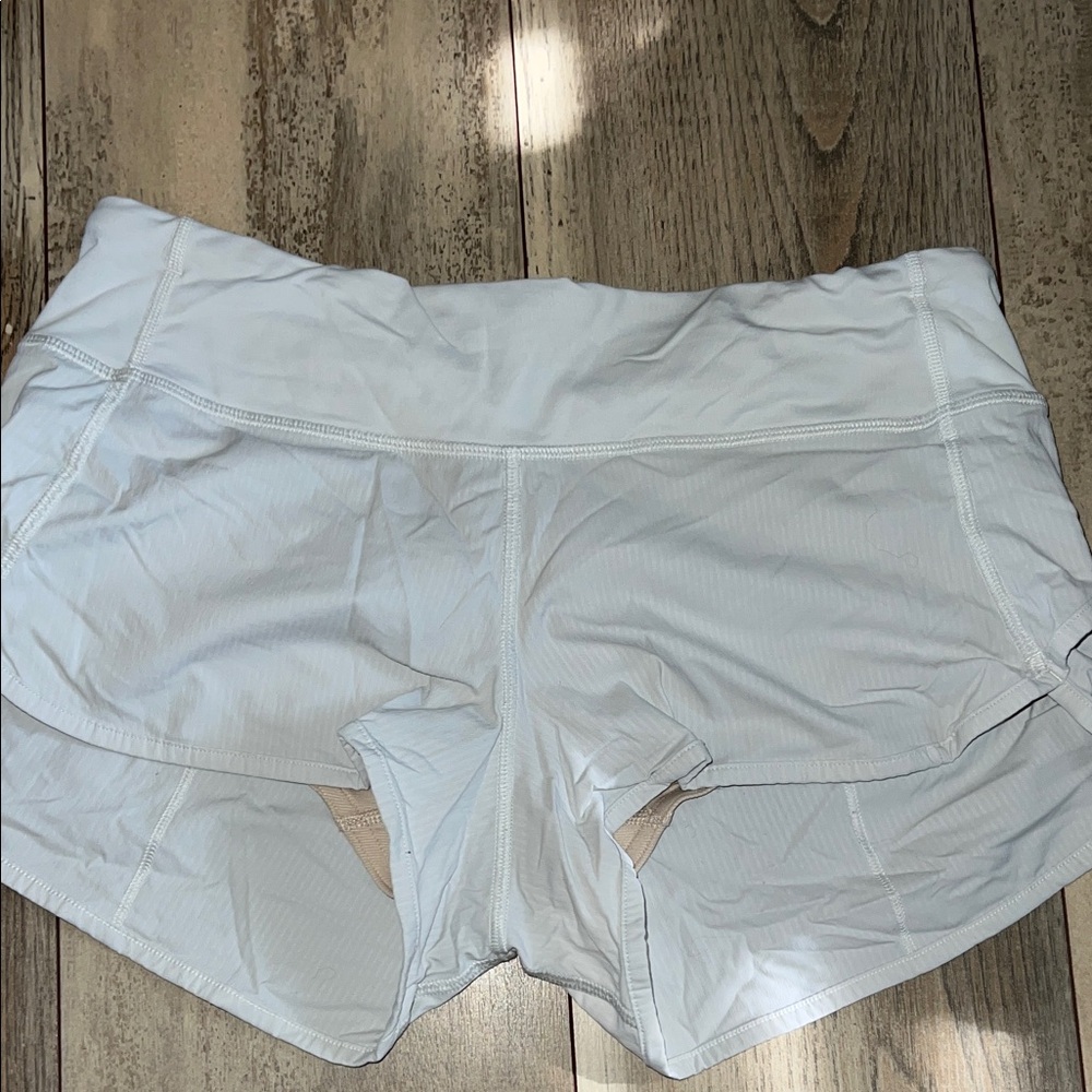 Lululemon white shorts